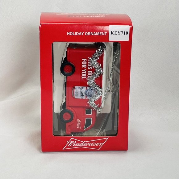 Budweiser Delivery Truck Kurt S. Adler Christmas Holiday Tree Ornament Gift - Picture 4 of 14